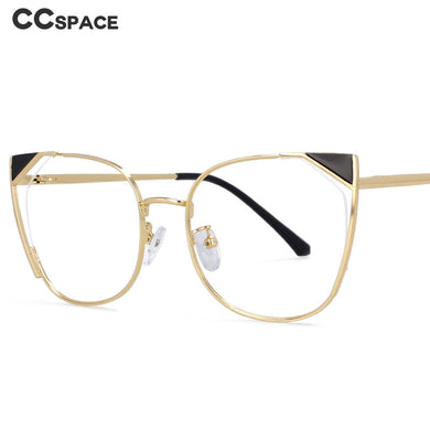 54218 Cat Eye Femal Anti Blue Light Prescription Optical Glasses Frames Women Decorative Eyeglasses