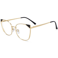 Carica l&#39;immagine nel visualizzatore di Gallery, 54218 Cat Eye Femal Anti Blue Light Prescription Optical Glasses Frames Women Decorative Eyeglasses