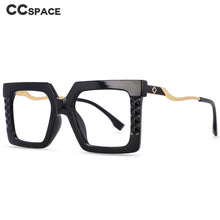 Load image into Gallery viewer, 54219 Plastic Titanium Square Anti Blue Light  Glasses Frames Women Tr90 Computer Eyeglasses