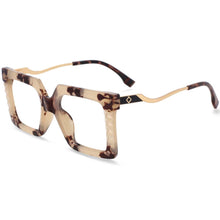 Load image into Gallery viewer, 54219 Plastic Titanium Square Anti Blue Light  Glasses Frames Women Tr90 Computer Eyeglasses