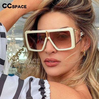 54222 Oversized Brand Sunglasses Women Men Shades Uv400 Vintage Glasses