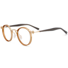 Carica l&#39;immagine nel visualizzatore di Gallery, 54227 Montature per occhiali retrò punk a vapore montature per occhiali da vista per uomo donna anti luce blu in acetato 