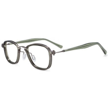 Carica l&#39;immagine nel visualizzatore di Gallery, 54227 Montature per occhiali retrò punk a vapore montature per occhiali da vista per uomo donna anti luce blu in acetato 