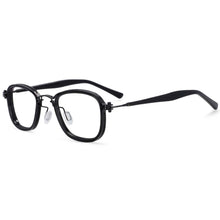Carica l&#39;immagine nel visualizzatore di Gallery, 54227 Montature per occhiali retrò punk a vapore montature per occhiali da vista per uomo donna anti luce blu in acetato 