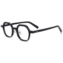 Load image into Gallery viewer, 54229 Retro Polygon Leopard Acetate Optical Glasses Frames Men Women Reading Eyeglasses