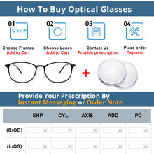 Load image into Gallery viewer, 54232 TR90 Retro Small Frame Anti Blue Light Optical Glasses Frames Men Women Super Light Student Computer Eyeglasses