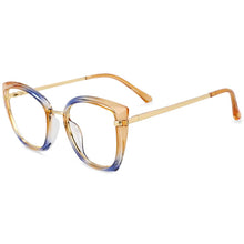 Load image into Gallery viewer, 54238 TR90 Anti Blue Light Gradient Glasses Frames Women Style Computer Eyeglasses