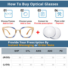 Load image into Gallery viewer, 54238 TR90 Anti Blue Light Gradient Glasses Frames Women Style Computer Eyeglasses
