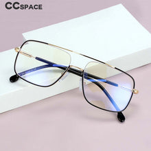 Load image into Gallery viewer, 54240 Retro Brand Design Men&#39;s Metal Frame Glasses Frame Personality Anti-Blue Light Glasses