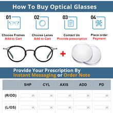 Load image into Gallery viewer, 54243 Punk Round Acetate Pure Titanium Optical Glasses Frames Men Women Retro Computer Eyeglasses