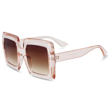 Load image into Gallery viewer, 54244 Oversized Square Sunglasses Men Women Shades Uv400 Vintage Glasses