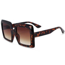 Load image into Gallery viewer, 54244 Oversized Square Sunglasses Men Women Shades Uv400 Vintage Glasses