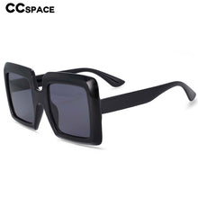 Load image into Gallery viewer, 54244 Oversized Square Sunglasses Men Women Shades Uv400 Vintage Glasses