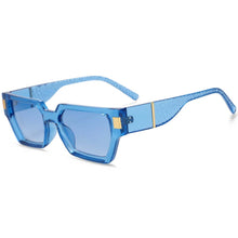 Load image into Gallery viewer, 54245 Retro Rectangle Brand Sunglasses Men Women Shades UV400 Vintage Glasses