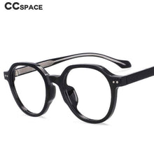 Load image into Gallery viewer, 54255 TR90 Retro Round Glasses Frame Acetace Leg Men Women Computer Blue Light Eyeglasses