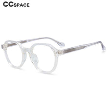 Load image into Gallery viewer, 54255 TR90 Retro Round Glasses Frame Acetace Leg Men Women Computer Blue Light Eyeglasses
