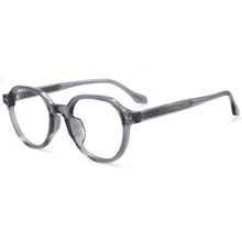 Load image into Gallery viewer, 54255 TR90 Retro Round Glasses Frame Acetace Leg Men Women Computer Blue Light Eyeglasses