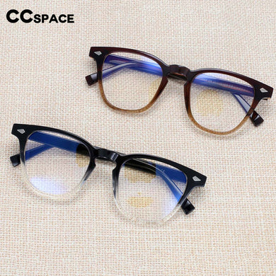 54258 TR90 Oversized Rivet Anti Blue Light Optical Glasses Frames Men Women Computer Eyeglasses