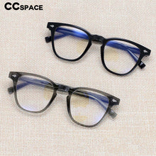 Load image into Gallery viewer, 54258 TR90 Oversized Rivet Anti Blue Light Optical Glasses Frames Men Women Computer Eyeglasses