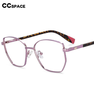 54273 Cat Eye Metal Ladies Style Anti-Blue-Ray Optical Glasses Frames Women Computer Eyeglasses