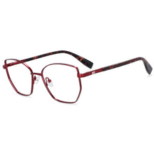 Load image into Gallery viewer, 54273 Cat Eye Metal Ladies Style Anti-Blue-Ray Optical Glasses Frames Women Computer Eyeglasses