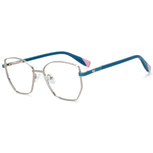 Load image into Gallery viewer, 54273 Cat Eye Metal Ladies Style Anti-Blue-Ray Optical Glasses Frames Women Computer Eyeglasses