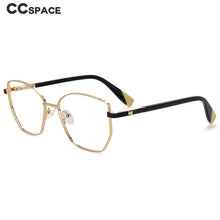 Load image into Gallery viewer, 54273 Cat Eye Metal Ladies Style Anti-Blue-Ray Optical Glasses Frames Women Computer Eyeglasses