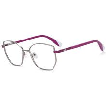 Load image into Gallery viewer, 54273 Cat Eye Metal Ladies Style Anti-Blue-Ray Optical Glasses Frames Women Computer Eyeglasses