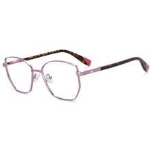 Load image into Gallery viewer, 54273 Cat Eye Metal Ladies Style Anti-Blue-Ray Optical Glasses Frames Women Computer Eyeglasses
