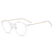 Load image into Gallery viewer, 54274 Round Retro Simple Super Light Anti Blue Light Glasses Frames Women Men TR90 Computer Eyeglasses