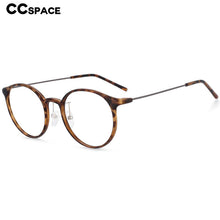 Load image into Gallery viewer, 54274 Round Retro Simple Super Light Anti Blue Light Glasses Frames Women Men TR90 Computer Eyeglasses