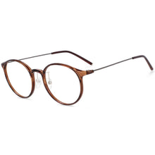 Load image into Gallery viewer, 54274 Round Retro Simple Super Light Anti Blue Light Glasses Frames Women Men TR90 Computer Eyeglasses