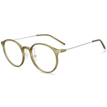Load image into Gallery viewer, 54274 Round Retro Simple Super Light Anti Blue Light Glasses Frames Women Men TR90 Computer Eyeglasses