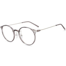 Load image into Gallery viewer, 54274 Round Retro Simple Super Light Anti Blue Light Glasses Frames Women Men TR90 Computer Eyeglasses