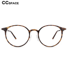 Load image into Gallery viewer, 54274 Round Retro Simple Super Light Anti Blue Light Glasses Frames Women Men TR90 Computer Eyeglasses