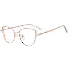 Load image into Gallery viewer, 54275 Computer Eyeglasses Cat Eye Blue Light Blocking Glasses Big Frame Optical Women