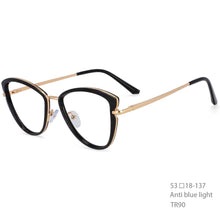 Load image into Gallery viewer, 54277 TR90 Cat Eye Anti Blue Light Optical Glasses Frames Women Computer Eyeglasses