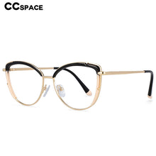 Load image into Gallery viewer, 54278 Plastic Titanium Anti Blue Light Optical Glasses Frames Women TR90 Computer Eyeglasses