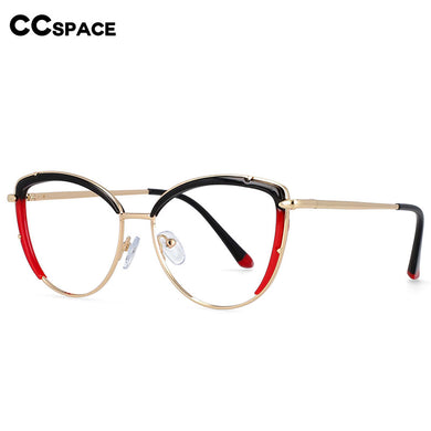 54278 Plastic Titanium Anti Blue Light Optical Glasses Frames Women TR90 Computer Eyeglasses