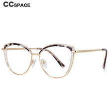 Load image into Gallery viewer, 54278 Plastic Titanium Anti Blue Light Optical Glasses Frames Women TR90 Computer Eyeglasses