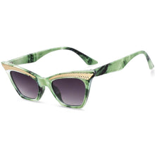 Load image into Gallery viewer, 54307 Cat Eye Sunglasses Brand Designer Women Shades UV400 Vintage Glasses