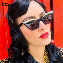 Load image into Gallery viewer, 54307 Cat Eye Sunglasses Brand Designer Women Shades UV400 Vintage Glasses