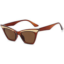Load image into Gallery viewer, 54307 Cat Eye Sunglasses Brand Designer Women Shades UV400 Vintage Glasses