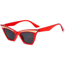Load image into Gallery viewer, 54307 Cat Eye Sunglasses Brand Designer Women Shades UV400 Vintage Glasses