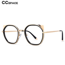 Load image into Gallery viewer, 54309 Round Cat Eye Anti Blue Light Optical Glasses Frames Women TR90 Computer Eyeglasses
