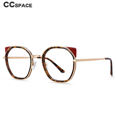 54309 Round Cat Eye Anti Blue Light Optical Glasses Frames Women TR90 Computer Eyeglasses