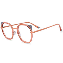 Load image into Gallery viewer, 54309 Round Cat Eye Anti Blue Light Optical Glasses Frames Women TR90 Computer Eyeglasses