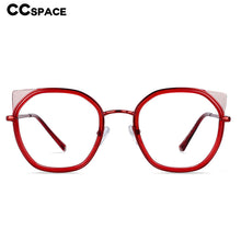Load image into Gallery viewer, 54309 Round Cat Eye Anti Blue Light Optical Glasses Frames Women TR90 Computer Eyeglasses