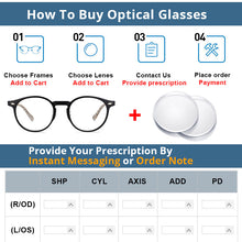 Load image into Gallery viewer, 54314 Retro Round Anti Blue Light Wood Grain Leg Glasses Frames Men Women TR90 Computer Eyeglasses