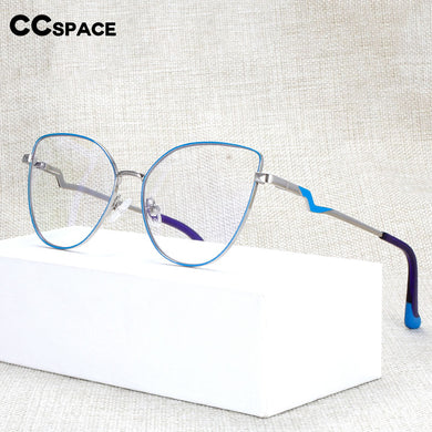 54317 Cat Eye Anti Blue Light Optical Glasses Frames Candy Color Women Computer Eyeglasses